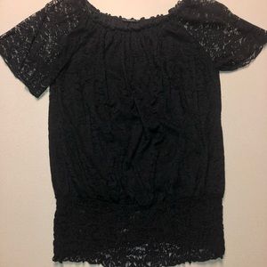 Black Lace Top